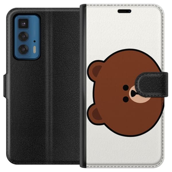 Motorola Edge 20 Pro Plånboksfodral line friends brown