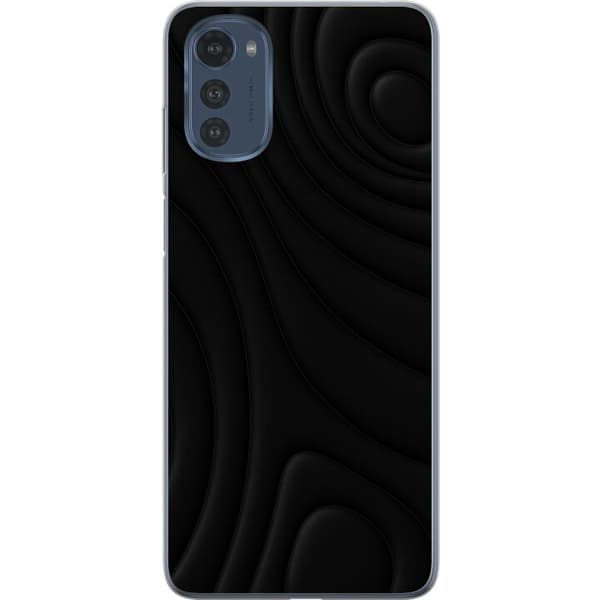 Motorola Moto E32s Läpinäkyvä kuori Tummat Aallot