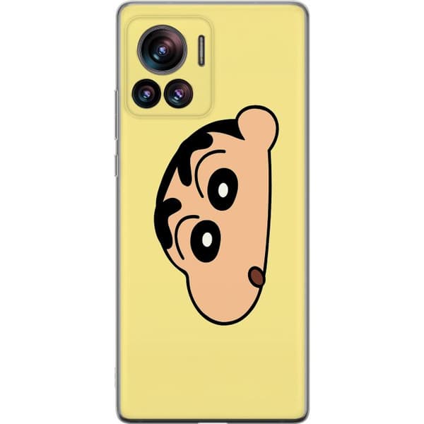 Motorola Edge 30 Ultra Läpinäkyvä kuori Peeking Shinchan