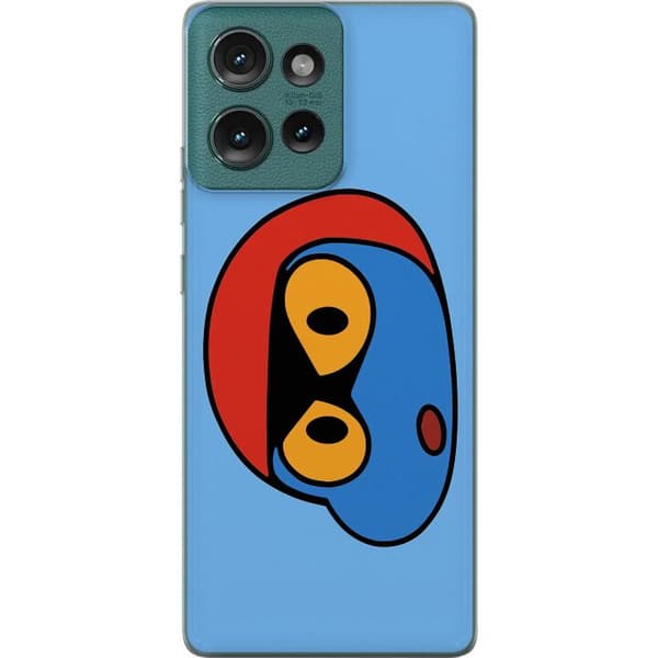Motorola Edge 50 Läpinäkyvä kuori Bold Bot Head