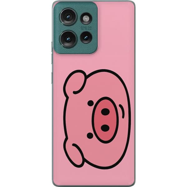 Motorola Edge 50 Läpinäkyvä kuori Kawaii Piggy