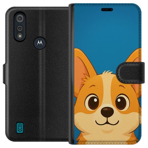 Motorola Moto E6i Lommeboketui Hello Corgi