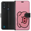 Miniatyrbillede 1 af 3: Motorola Moto E6i Tegnebogsetui Kawaii Piggy
