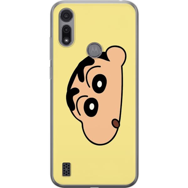 Motorola Moto E6i Gjennomsiktig deksel Peeking Shinchan