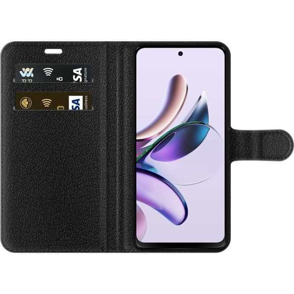 Motorola Moto G13 Lompakkokotelo Punaiset Samettisydämet