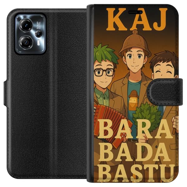 Motorola Moto G13 Lommeboketui KAJ Bara bare bade i badstuen