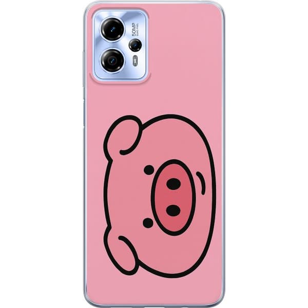 Motorola Moto G13 Läpinäkyvä kuori Kawaii Piggy