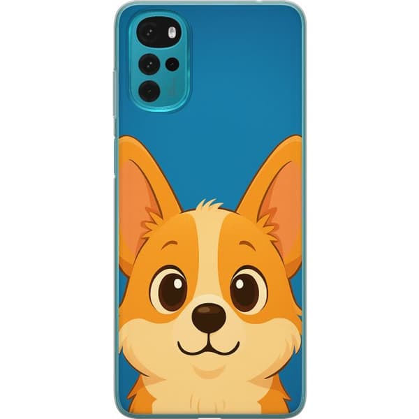 Motorola Moto G22 Gennemsigtig cover Hello Corgi