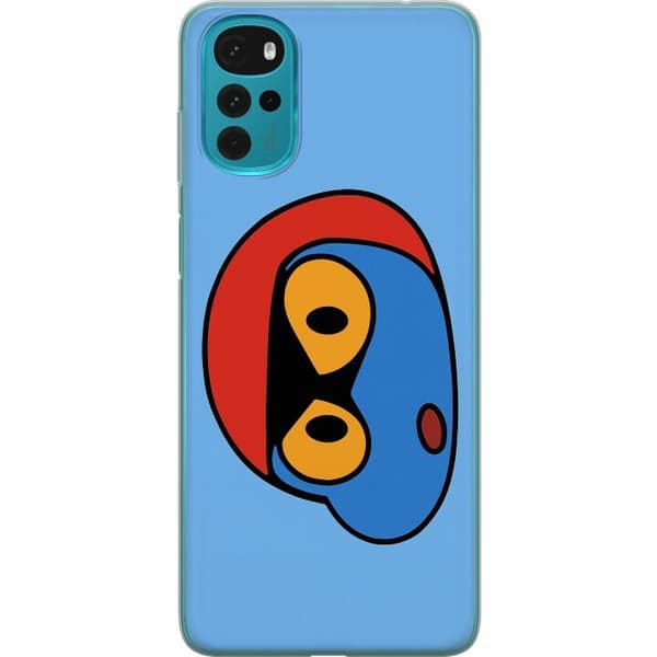 Motorola Moto G22 Genomskinligt Skal Bold Bot Head