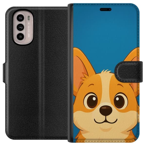 Motorola Moto G31 Plånboksfodral Hello Corgi
