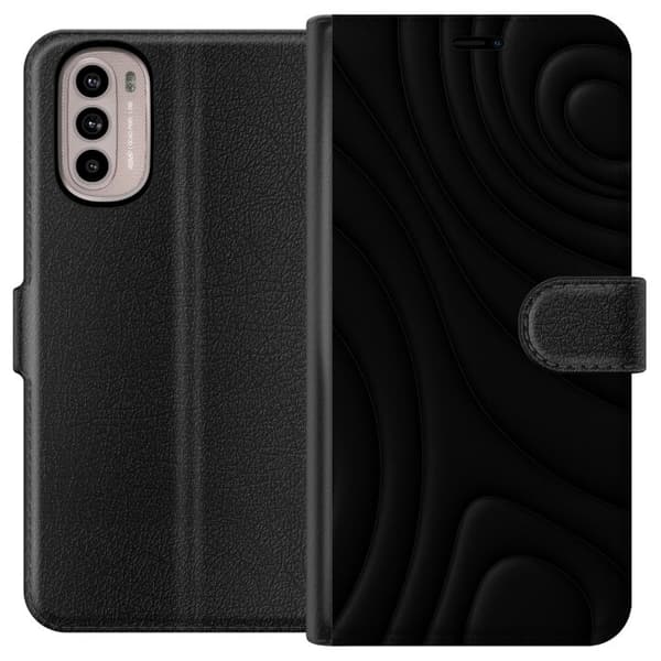 Motorola Moto G31 Plånboksfodral Black Waves