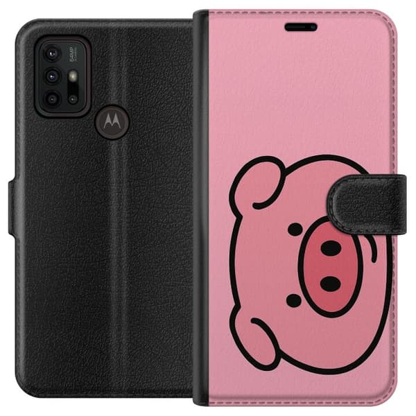 Motorola Moto G30 Lommeboketui Kawaii Piggy