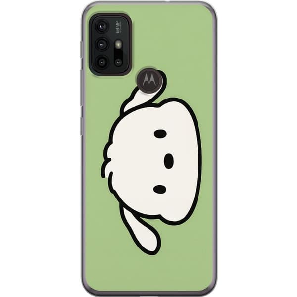 Motorola Moto G30 Gennemsigtig cover Snoopy Flip