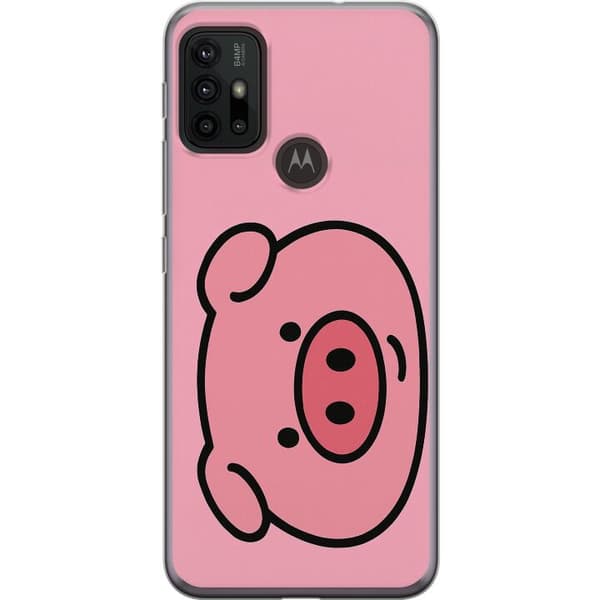 Motorola Moto G30 Gennemsigtig cover Kawaii Piggy