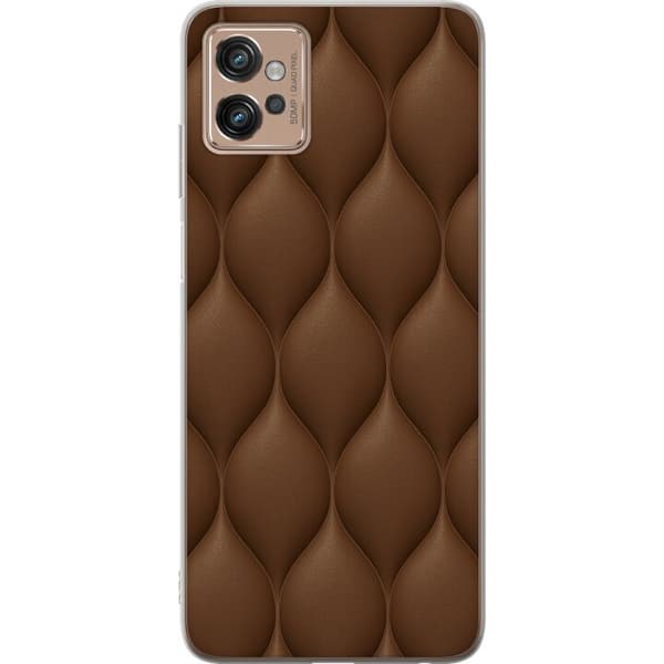 Motorola Moto G32 Genomskinligt Skal Cocoa Scales
