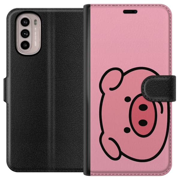 Motorola Moto G41 Tegnebogsetui Kawaii Piggy