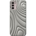 Miniatyrbillede 1 af 3: Motorola Moto G41 Gennemsigtig cover Sølvbølger