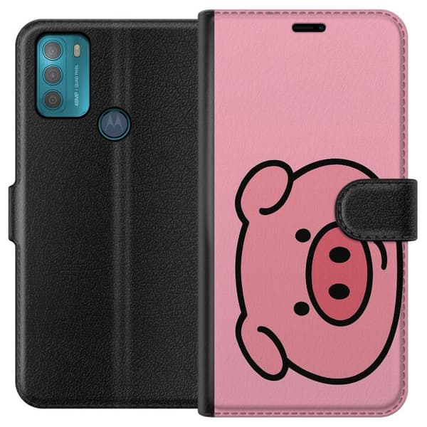 Motorola Moto G50 Lommeboketui Kawaii Piggy
