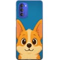 Pikkukuva 1 / 3: Motorola Moto G51 5G Läpinäkyvä kuori Hello Corgi