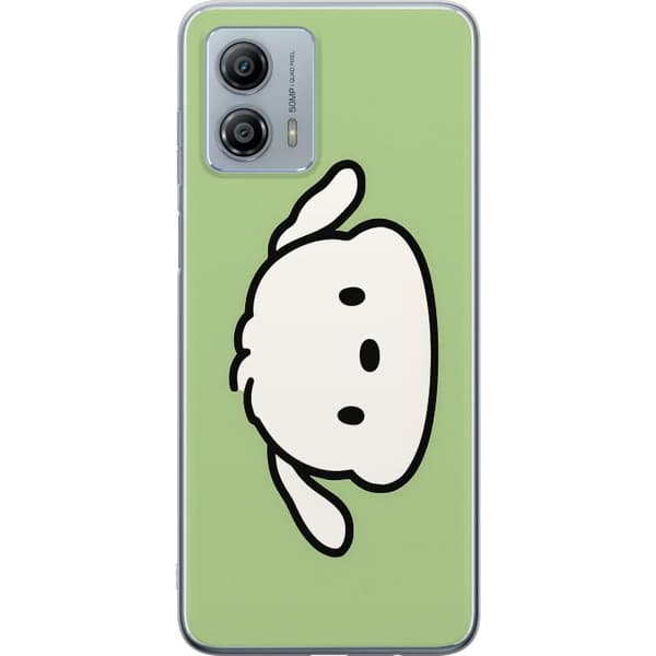 Motorola Moto G53 Läpinäkyvä kuori Snoopy Flip