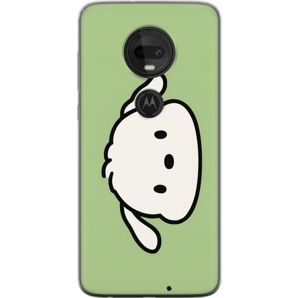 Motorola Moto G7 Gjennomsiktig deksel Snoopy Flip