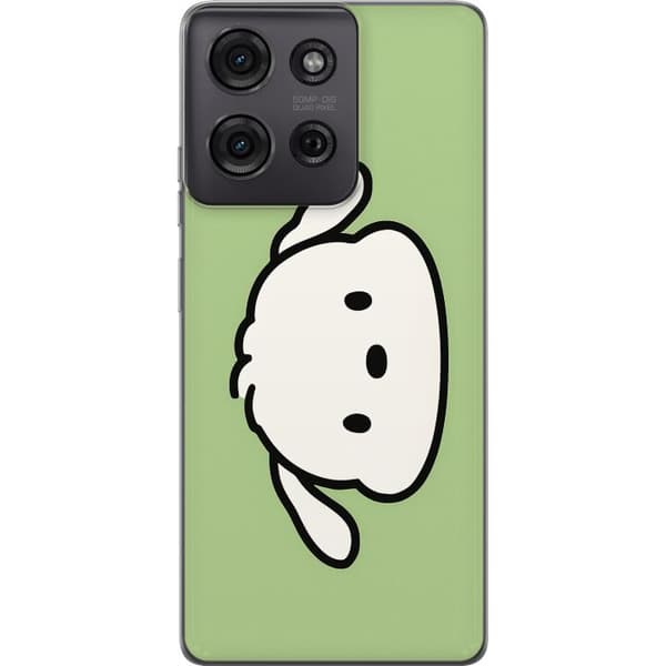 Motorola Moto G75 Genomskinligt Skal Snoopy Flip