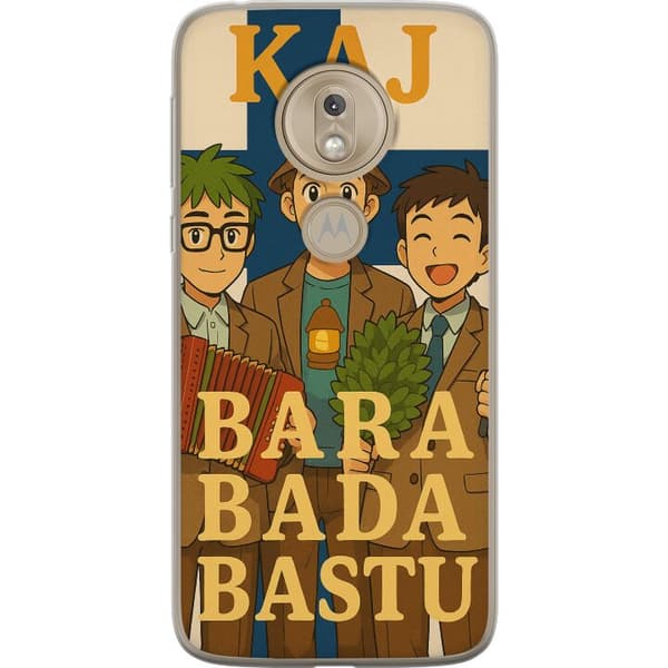 Motorola Moto G7 Play Gjennomsiktig deksel Bare ta en badstu KAJ