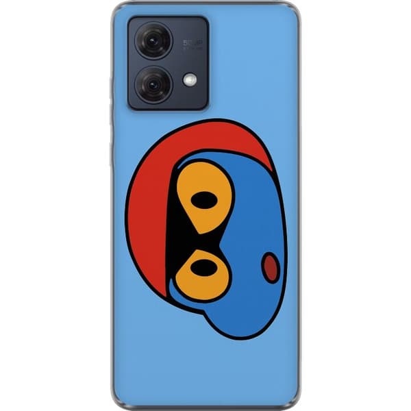 Motorola Moto G84 Genomskinligt Skal Bold Bot Head