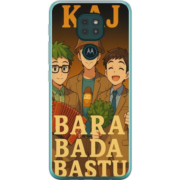 Motorola Moto G9 Play Läpinäkyvä kuori KAJ Bara vain kylpeä saunassa