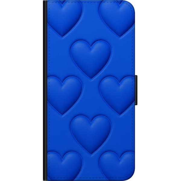 Nokia 2.4 Plånboksfodral Blue Hearts