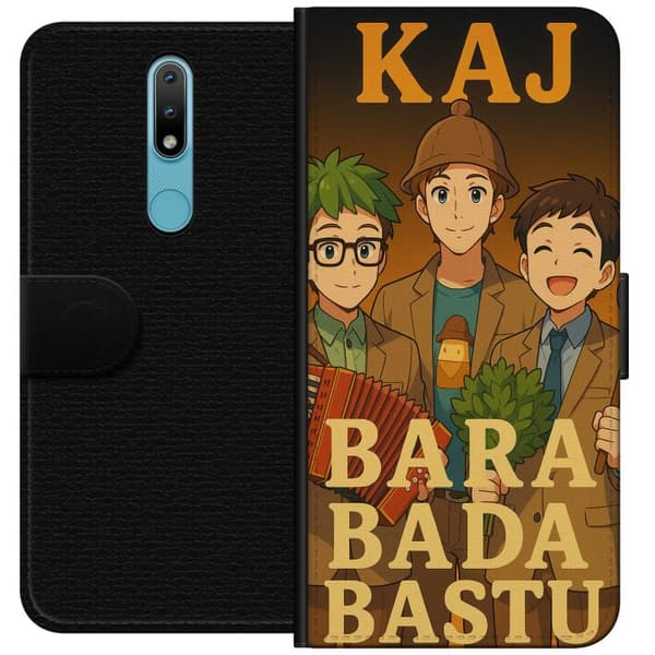 Nokia 2.4 Lommeboketui KAJ Bara bare bade i badstuen