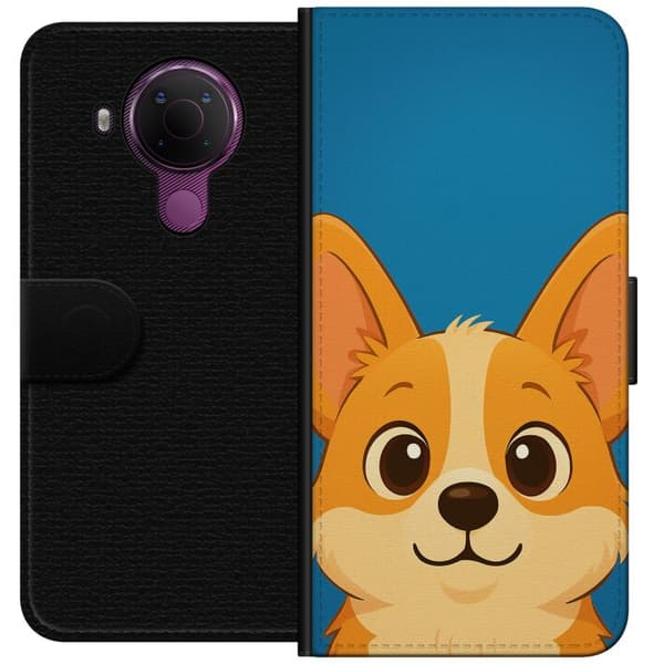 Nokia 5.4 Lommeboketui Hello Corgi