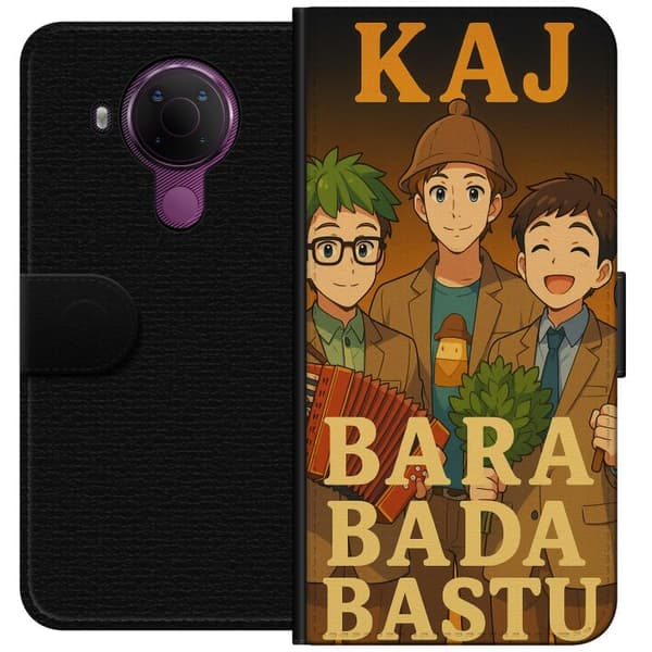 Nokia 5.4 Lommeboketui KAJ Bara bare bade i badstuen
