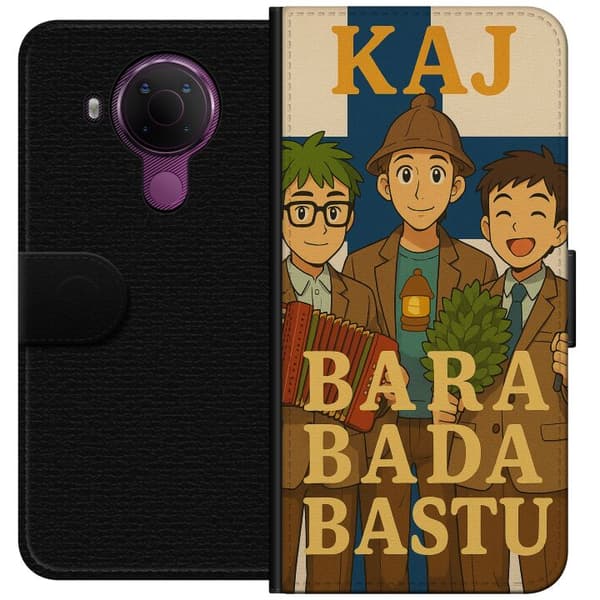 Nokia 5.4 Tegnebogsetui Bare tag en sauna KAJ