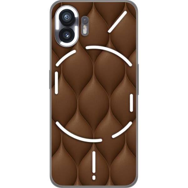 Nothing Phone (2) Läpinäkyvä kuori Kaakaoskaalat