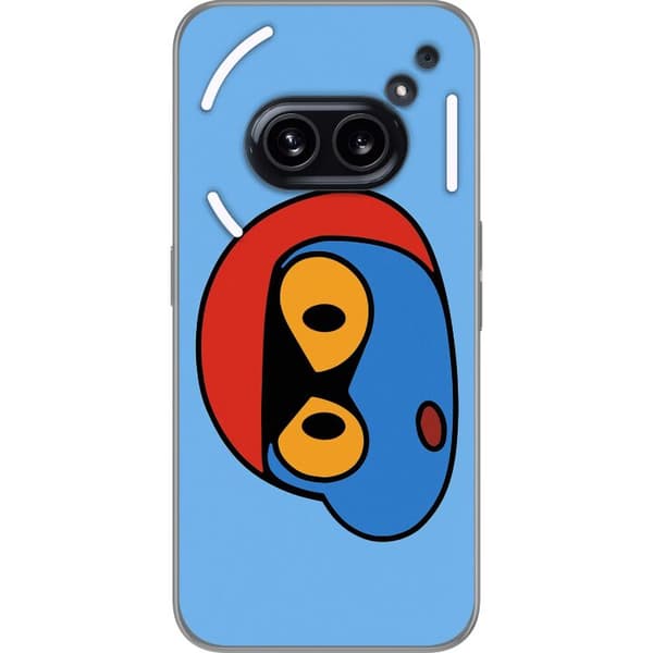 Nothing Phone (2a) Gennemsigtig cover Bold Bot Head