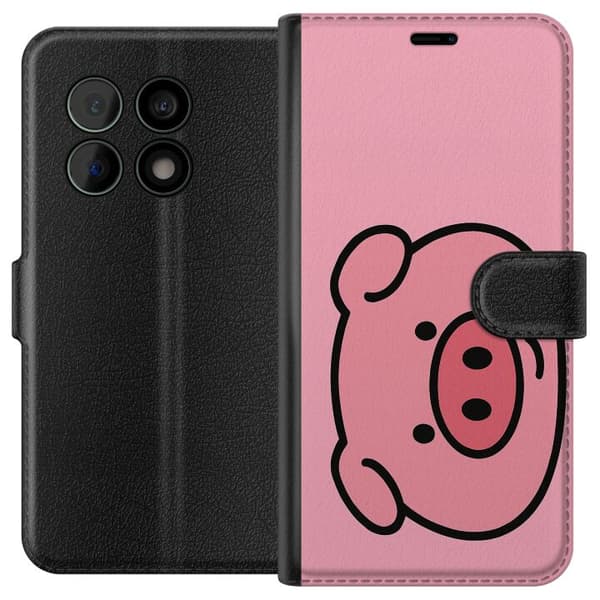 OnePlus 10 Pro Tegnebogsetui Kawaii Piggy