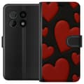 Pikkukuva 1 / 3: OnePlus 10 Pro Lompakkokotelo Punaiset Samettisydämet