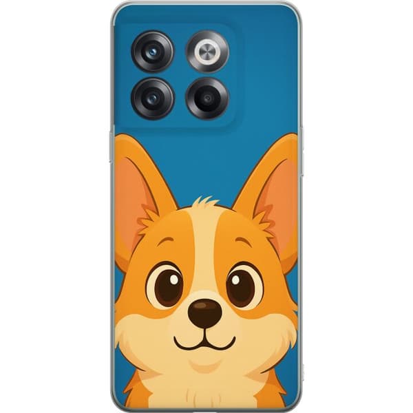 OnePlus 10T Gjennomsiktig deksel Hello Corgi