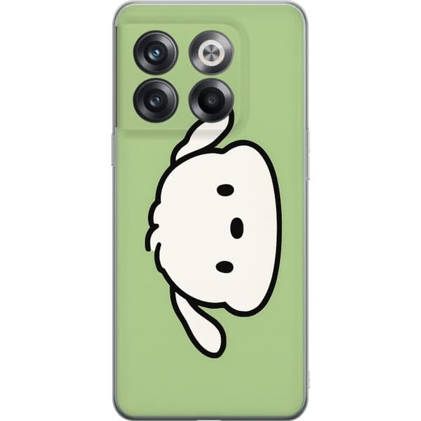 OnePlus 10T Läpinäkyvä kuori Snoopy Flip