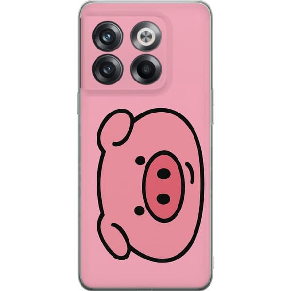 OnePlus 10T Gennemsigtig cover Kawaii Piggy
