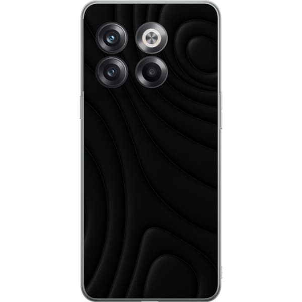 OnePlus 10T Läpinäkyvä kuori Tummat Aallot