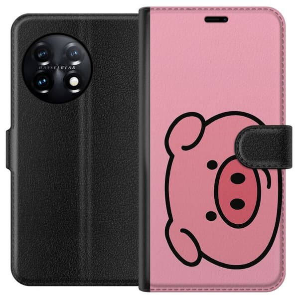 OnePlus 11R Plånboksfodral Kawaii Piggy