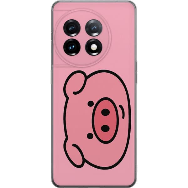OnePlus 11R Gennemsigtig cover Kawaii Piggy
