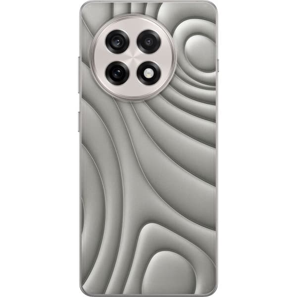 OnePlus 13R Genomskinligt Skal Silver Waves