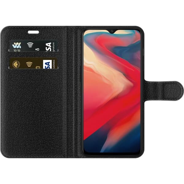 OnePlus 6T Lompakkokotelo Peeking Shinchan
