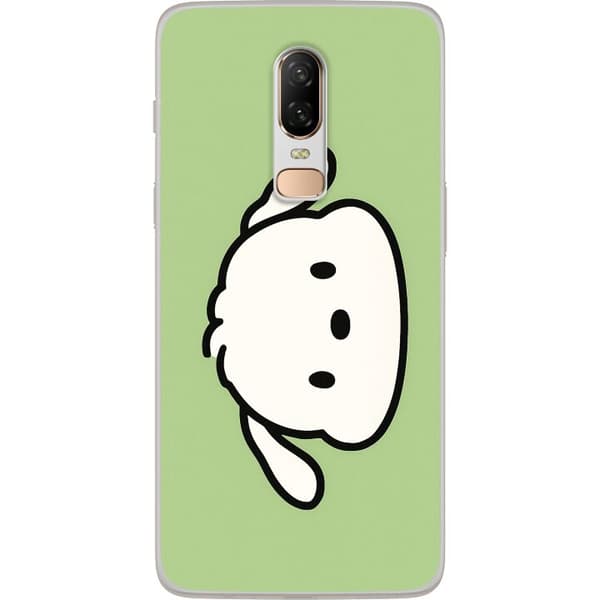 OnePlus 6 Gennemsigtig cover Snoopy Flip