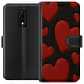 Miniatyrbilde 1 av 3: OnePlus 7 Lommeboketui Røde Fløyels hjerter