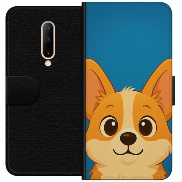 OnePlus 7 Pro Tegnebogsetui Hello Corgi