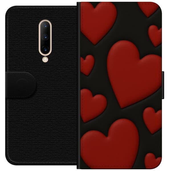 OnePlus 7 Pro Plånboksfodral Red Velvet Hearts